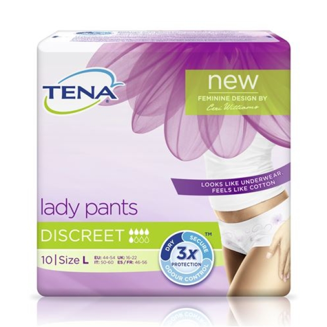 TENA LADY PANTS DISCREET L