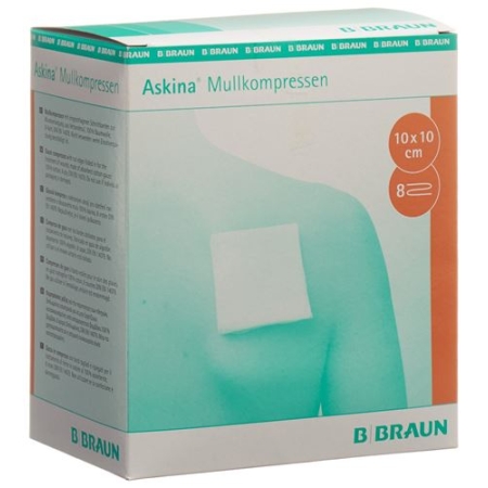 Askina Mullkompresse стерильный 10смx10см 2x 25 штук