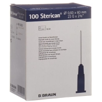 Sterican Nadel 23г 0.60x60мм Blau Luer 100 штук Sterican Nadel 23г 0.60x60мм Blau Luer 100 штук
