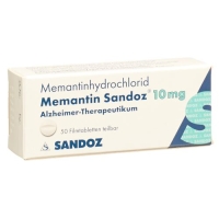 Memantin Sandoz 10 mg 50 filmtablets Memantin Sandoz 10 mg 50 filmtablets