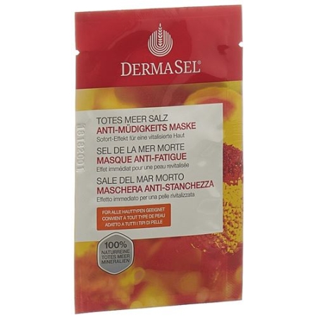 DermaSel Spa Totes Meer Maske Anti-Mudigkeit 12мл