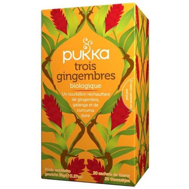 PUKKA TROIS GINGEMBRES THE BIO