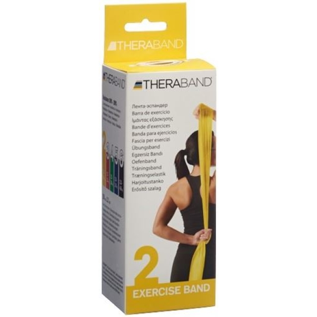 THERA BAND 2.5MX12.7CM GELB LE