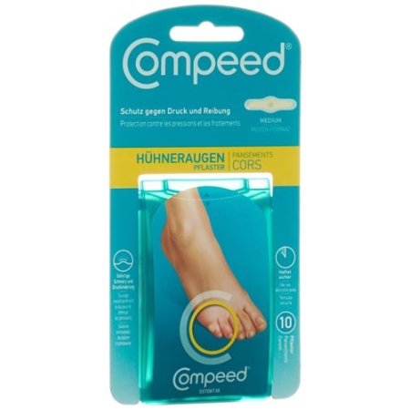 Compeed Huhneraugenpflaster Medium 10 штук