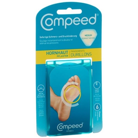 Compeed Hornhautpflaster Medium 6 штук