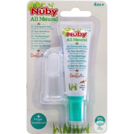 Nuby All Naturals Fingerзубная счётка Zahn 20г