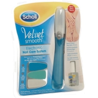 Scholl Velvet Smooth Elektronisches Nagelpflegesystem 3 Aufsatze