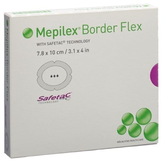 Mepilex Border Flex Schaumverband 7.8x10см 5 штук