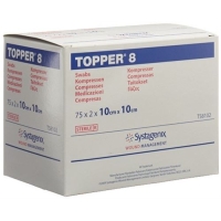 Topper 8 Einmal-Kompressen 10x10см стерильный 75 пакетиков a 2 штуки Topper 8 Einmal-Kompressen 10x10см стерильный 75 пакетиков a 2 штуки