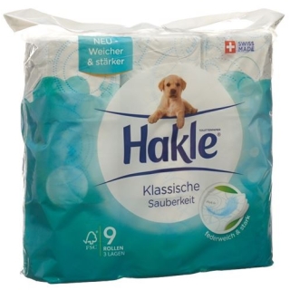 Hakle Klassische Sauberkeit Blau FSC 9 штук