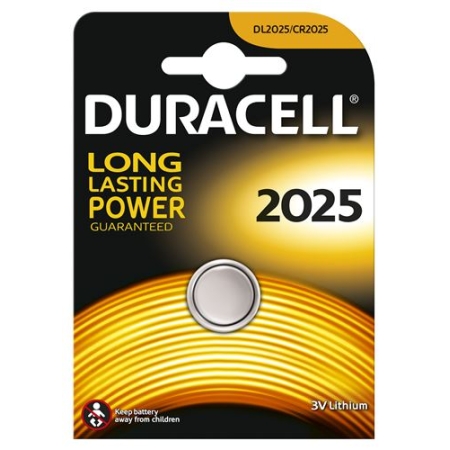 DURACELL BATT CR2025 3V LITHIU