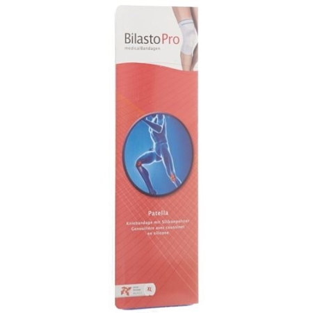 Bilasto Pro Patella Kniebandage M Grau