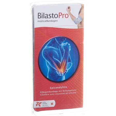 Bilasto Pro Epicondylitis Ellbogenbanda XS Grau