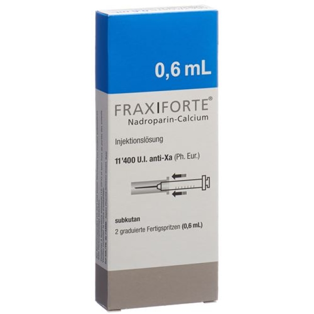 Fraxiforte 0.6 ml 2 Fertigspritzen