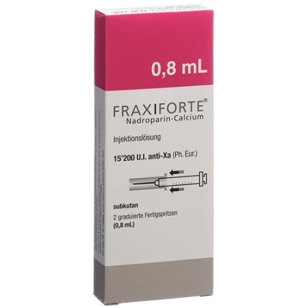 Fraxiforte 0.8 ml 2 Fertigspritzen