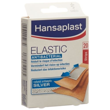 Hansaplast Med Elastic Strips 20 штук