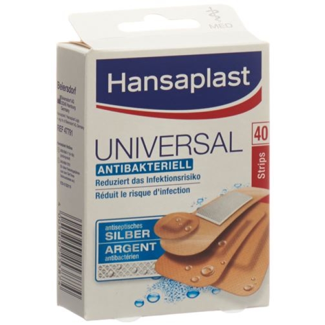 Hansaplast Med Universal Strips 40 штук