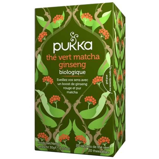 PUKKA THE VERT MATCHA GINSENG