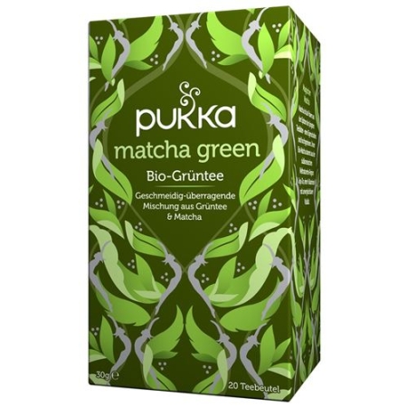 PUKKA MATCHA GREEN TEE BIO FAI