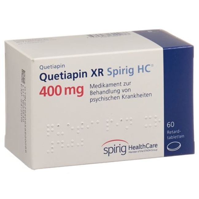 QUETIAPIN XR SPIRIG HC 400