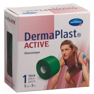 Dermaplast Active Kinesiotape 5см x 5m Grun