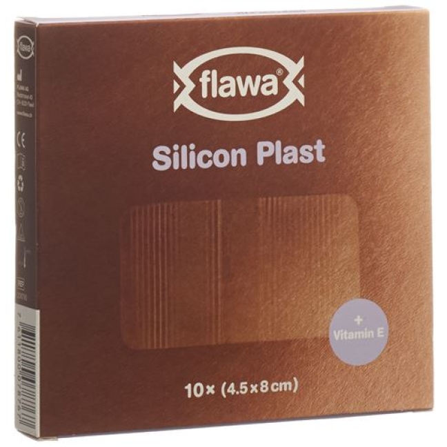 Flawa Silicon Plast 4.5x8см 10 штук