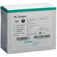 BRAUN INSTOPFEN LUER LOCK GELB BRAUN INSTOPFEN LUER LOCK GELB