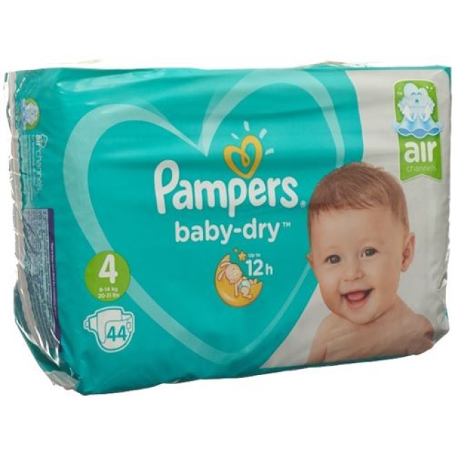 Pampers Baby Dry размер 4 7-18кг Maxi Sparpack 44 штуки