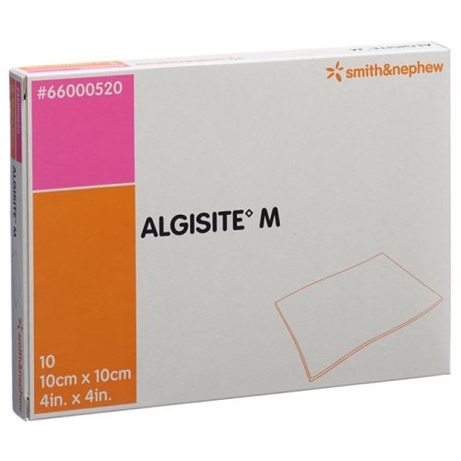 Algisite M Alginat Kompressen 10x10см 10 штук