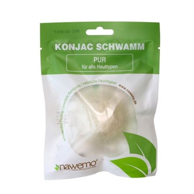 NAWEMO KONJAC SCHWAMM PUR