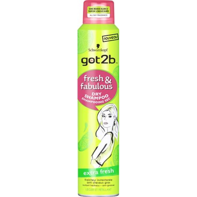 Got2b Fresh&amp;fabulous Dry Shampoo Regular 200мл