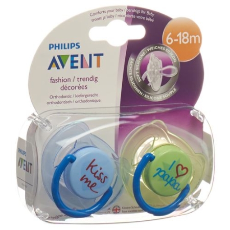 Avent Philips Beruhigungssaug Ilove 6-18m B 2 штуки