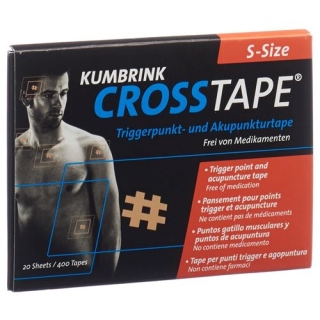 Crosstape Schmerz- Akupunkturtape S 400 штук