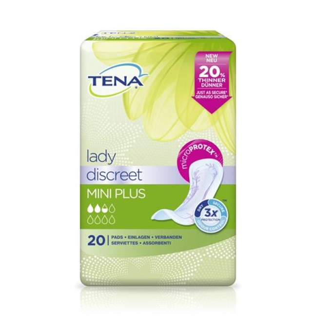 TENA LADY DISCREET MINI PLUS