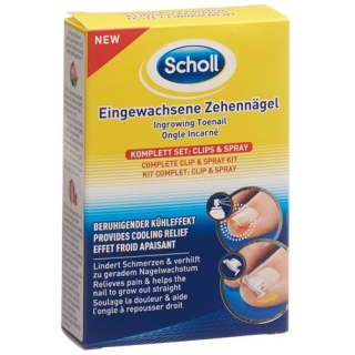 Scholl Eingewachsene Zehennaegel Clip&spray Set