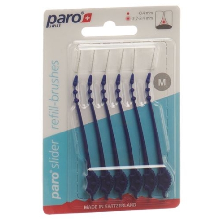 Paro Slider Refill-Brushes M 6 штук