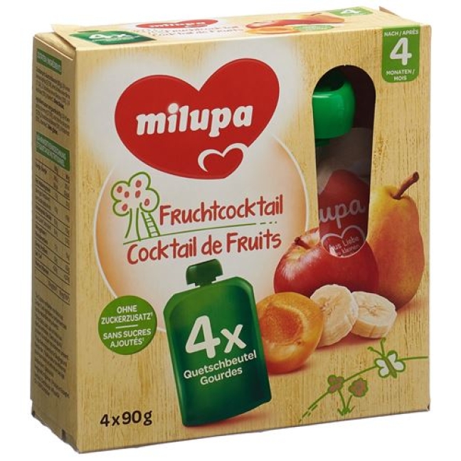 MILUPA FRUCHTCOCKT QUETSCHBTL