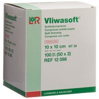 VLIWASOFT SCHLITZKOMPR 10X10CM VLIWASOFT SCHLITZKOMPR 10X10CM