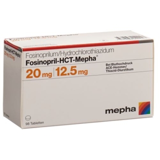 FOSINOPRIL-HCT MEPHA 20/12