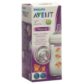 AVENT PHIL NATURN 260ML TIGER