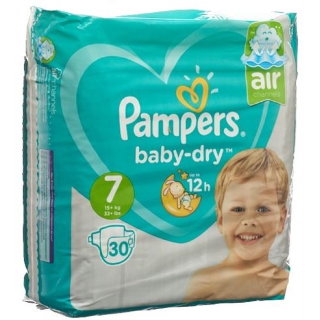 PAMPERS BABY DRY GR7 15+KG EL