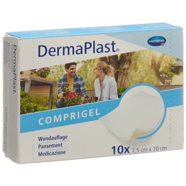 Dermaplast Comprigel 7.5x10см 10 Wundauflagen