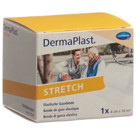 Dermaplast Stretch марлевый бинт Weiss 4смx10м