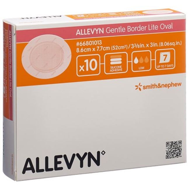 ALLEVYN GB LITE OVAL 8.6X7.7CM