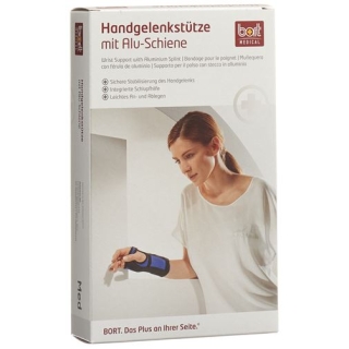 Bort Handgelenkstutze Schiene Links -15см размер XS Blau