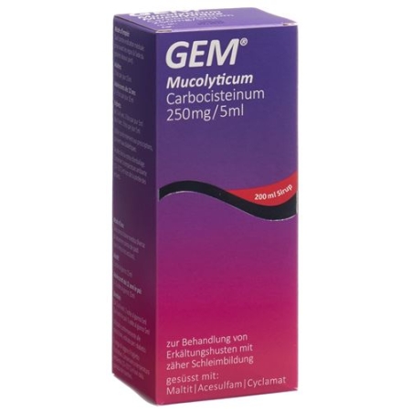 GEM MUCOLYTICUM SIRUP