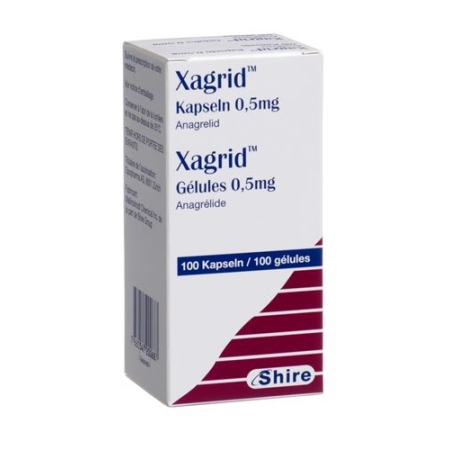 Xagrid 0.5 mg 100 Kaps