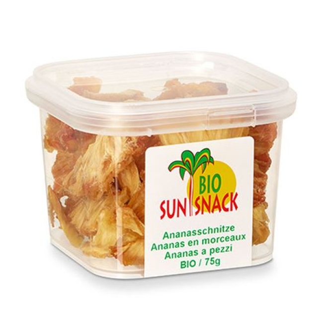 SUN SNACK ANANASSCHNITZE BIO