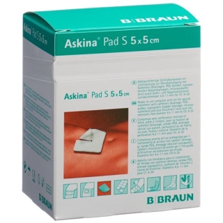 Askina Pad S Schlitzkompresse 5смx5см 30 штук