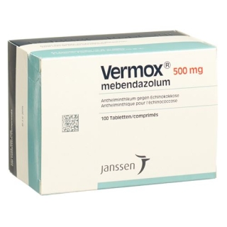 Vermox 500 mg 100 tablets